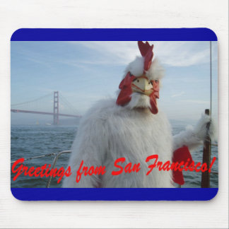 San Francisco Huhn Mousepad