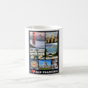 San Francisco - I Liebe - Vereinigte Staaten - Kaffeetasse