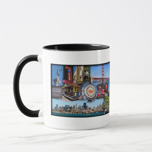 San Francisco Iconic Attraktionen Tasse (Links)