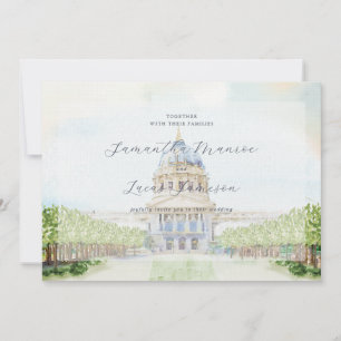 San Francisco Illustriert Wedding Einladung