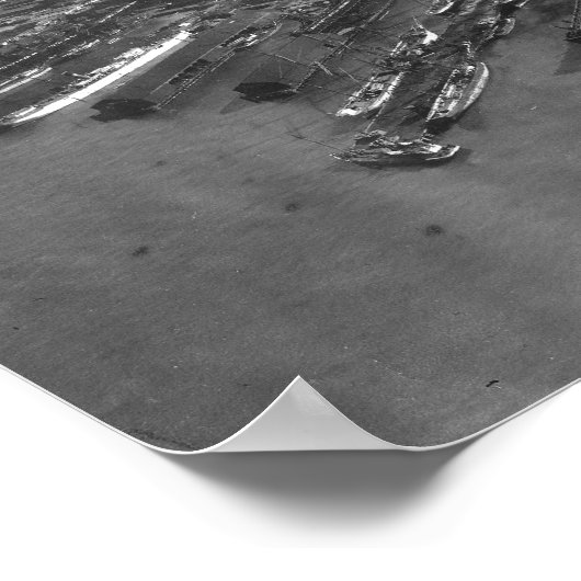 San Francisco in Ruins Poster (Ecke)