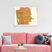 San Francisco Intensität des Erdbebens Leinwanddruck (Insitu (Wohnzimmer))