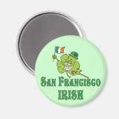 San Francisco Irish Magnet (Vorderseite/Rückseite)