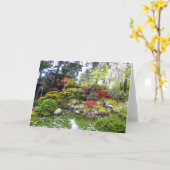 San Francisco Japanese Tea Garden #10 Card Karte (Gelbe Blume)