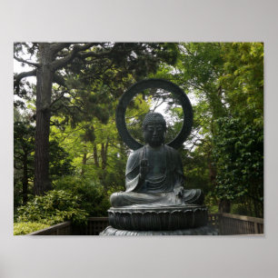 San Francisco Japanese Tee Garden Buddha Poster