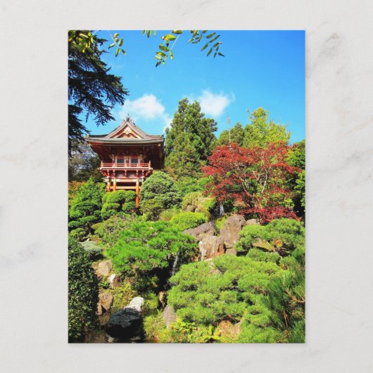 San Francisco Japanischer Teegarten Postkarte (Vorderseite)