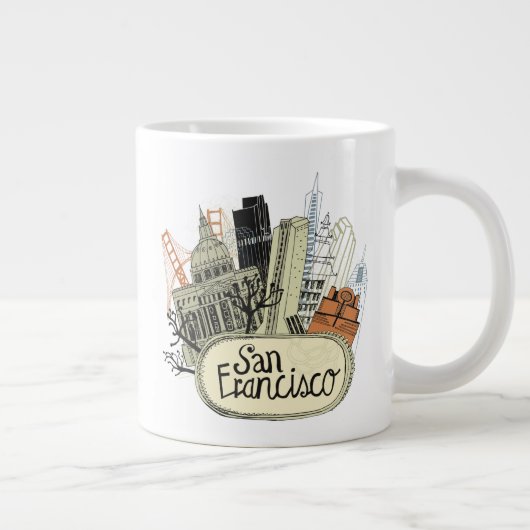 San Francisco Jumbo-Tasse (Rechts)
