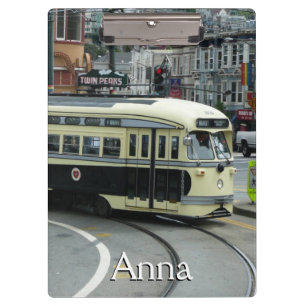 San Francisco Kabelstraßenbahn Klemmbrett