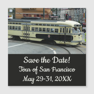 San Francisco Kabelstraßenbahn Magnetkarte