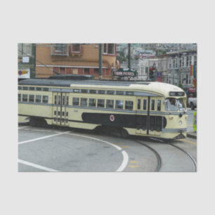 San Francisco Kabelstraßenbahn Seidenpapier