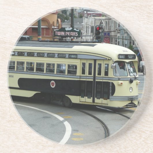 San Francisco Kabelstraßenbahn Untersetzer (Vorne)