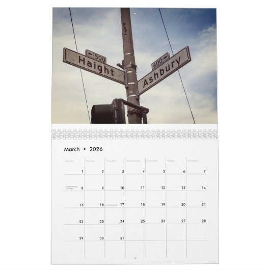 San Francisco Kalender (Mär 2026)