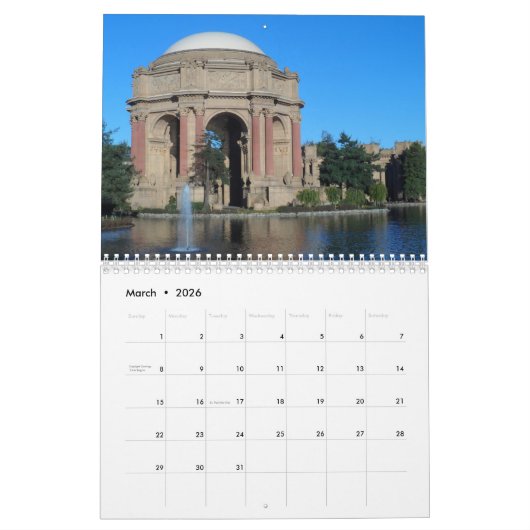 San Francisco Kalender (Mär 2026)