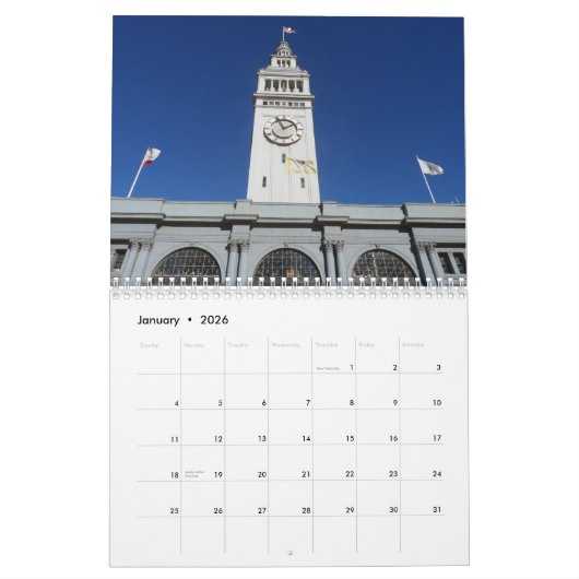 San Francisco Kalender (Jan 2026)