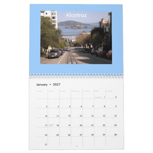 San Francisco Kalender 2015 (Jan 2027)