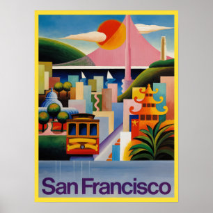 San Francisco, Kalifornien 18x24 Poster