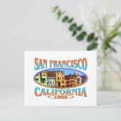 San Francisco Kalifornien 1969 Postkarte (Stehend Vorderseite)