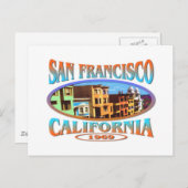San Francisco Kalifornien 1969 Postkarte (Vorne/Hinten)