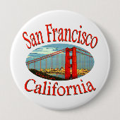 San Francisco Kalifornien Button (Vorderseite)