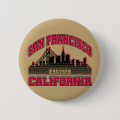 San Francisco, Kalifornien Button (Vorderseite)