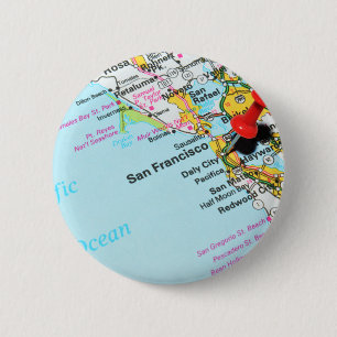 San Francisco, Kalifornien Button