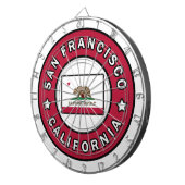 San Francisco Kalifornien Dartscheibe (Vorderseite rechts)