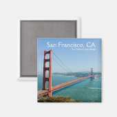 San Francisco Kalifornien Die Golden Gate Bridge Magnet (Vorderseite/Rückseite)