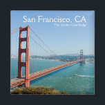 San Francisco Kalifornien Die Golden Gate Bridge Magnet<br><div class="desc">Foto der Golden Gate Bridge in San Francisco,  CA in der Bucht.</div>