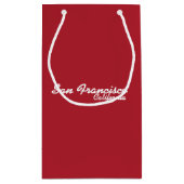 San Francisco, Kalifornien, Geschenktasche Kleine Geschenktüte (Rückseite)