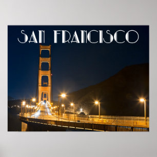 San Francisco Kalifornien Golden gate bridge Poster