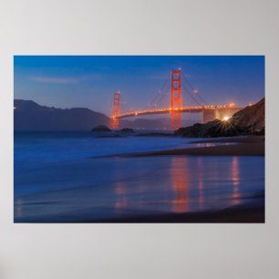 San Francisco Kalifornien Golden Gate Bridge Poster