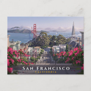 San Francisco Kalifornien Golden Gate Bridge Reise Postkarte