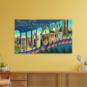 San Francisco, Kalifornien, Große Briefszenen Leinwanddruck (Insitu (Wohnzimmer))