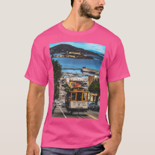 San Francisco Kalifornien - Iconic Cable Cars and  T-Shirt