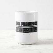 San Francisco - Kalifornien Kaffeetasse (Mittel)