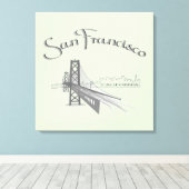 San Francisco, Kalifornien Leinwanddruck (Insitu (Holzboden))