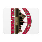 San Francisco, Kalifornien Magnet (Horizontal)