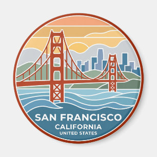 San Francisco Kalifornien Magnet