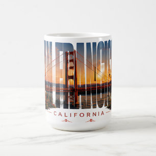 San Francisco Kalifornien moderne Stadtansicht Kaffeetasse