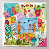 San Francisco, Kalifornien Poster (Vorne)