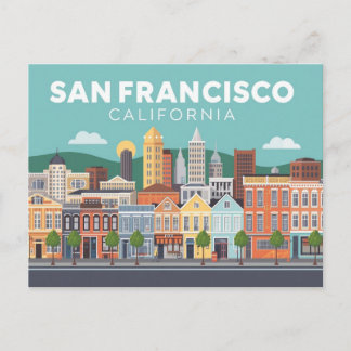 San Francisco Kalifornien Postkarte