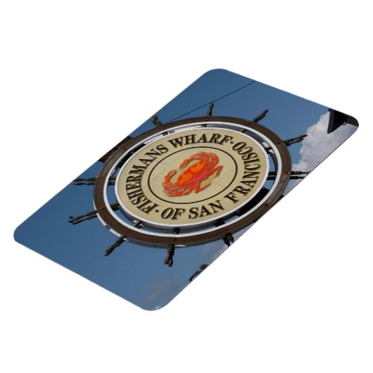 San Francisco, Kalifornien Premium Flexi Magnet (Linke Seite)