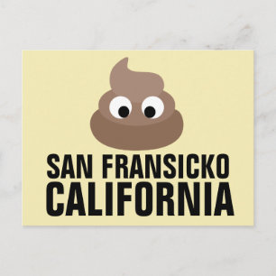 SAN FRANCISCO KALIFORNIEN, SAN FRAN SICKO Postkart Postkarte