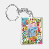 San Francisco, Kalifornien Schlüsselanhänger (Vorderseite links)