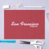 San Francisco, Kalifornien Seidenpapier (Handwerk)