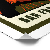 San Francisco, Kalifornien, USA Poster (Ecke)