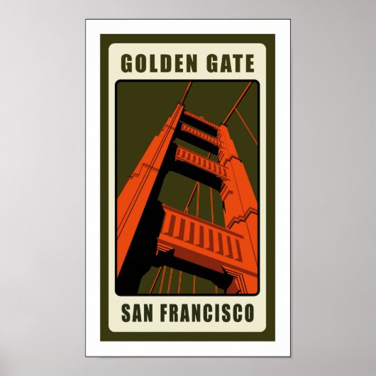 San Francisco, Kalifornien, USA Poster (Vorne)