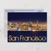 San Francisco, Kalifornien, USA Postkarte (Vorne/Hinten)