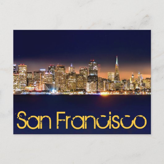 San Francisco, Kalifornien, USA Postkarte (Vorderseite)