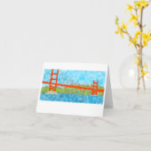 San Francisco Karte (Gelbe Blume)